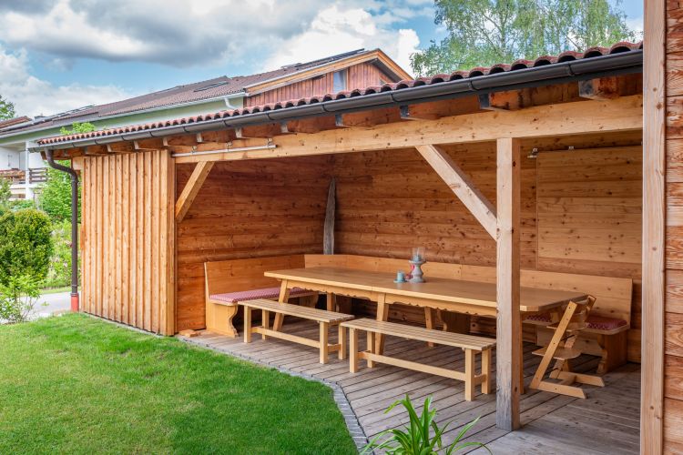 Einfamilienhaus Holzständerbauweise Lärchenholz