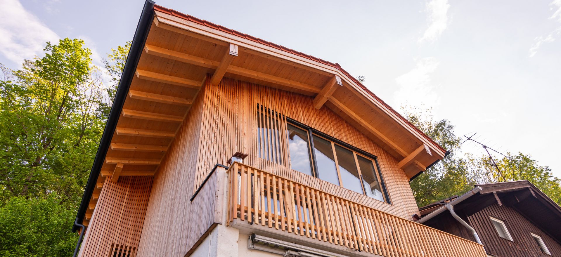 Aufstockung Wohnraum Holzrahmen