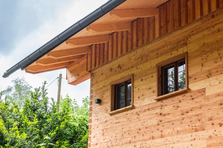 Einfamilienhauses  Aufstockung Holzständerbauweise