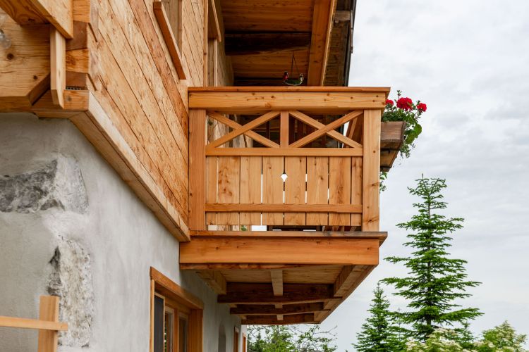 Balkon Lärche Balkongeländer