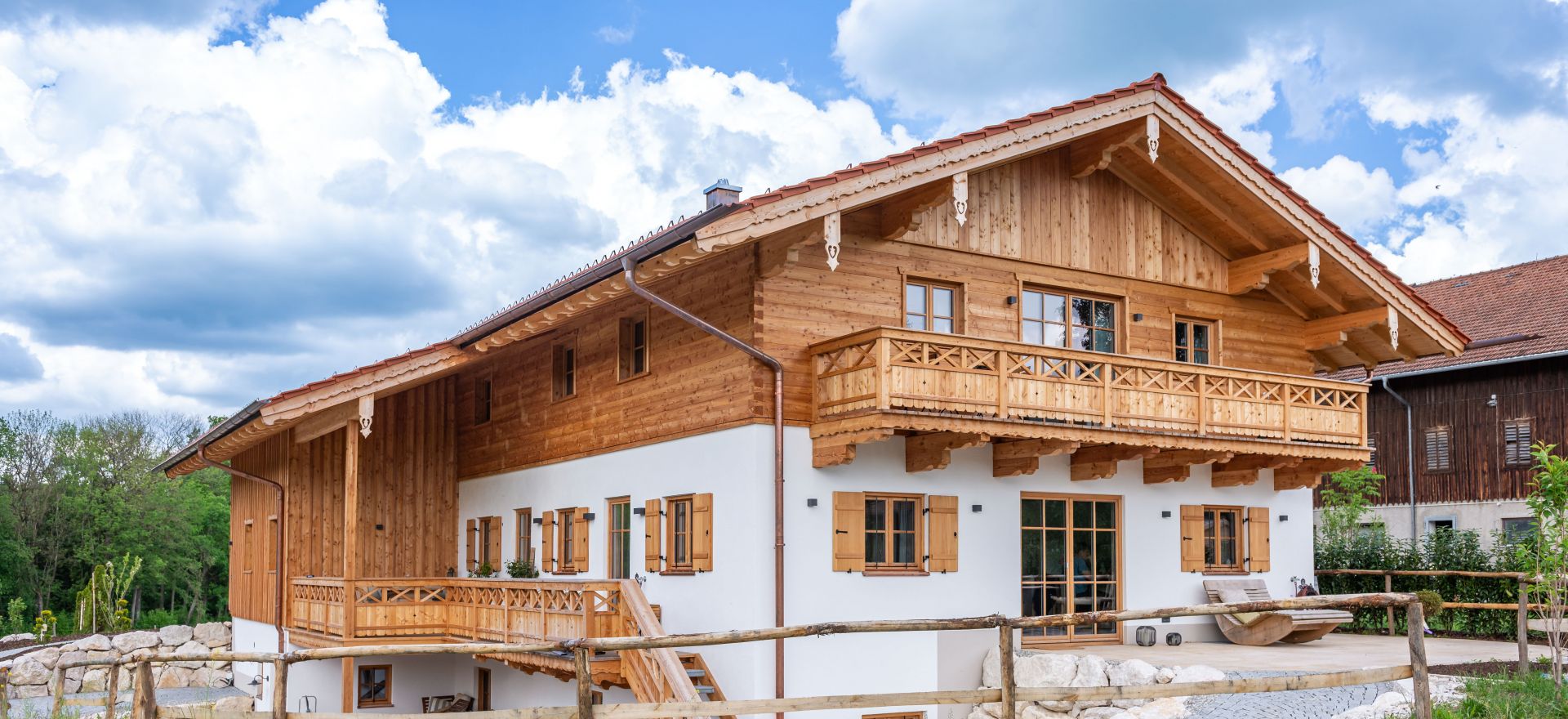 Holzhaus Landhaus Lärche