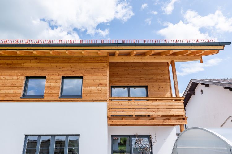 Einfamilienhaus Holzständerbauweise Lärchenholz