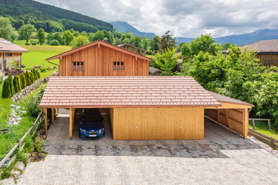 Carport Garage Holzbauweise
