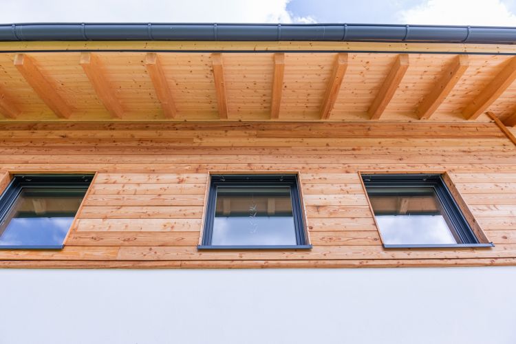 Einfamilienhaus Holzständerbauweise Lärchenholz