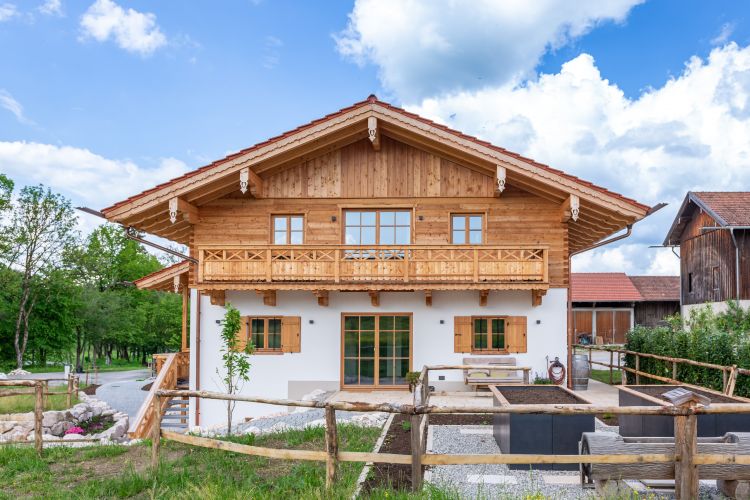 Landhaus Lärche Blockwandschalung