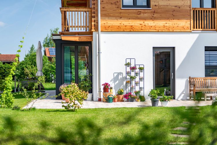 Haus Modern Garten Terrasse